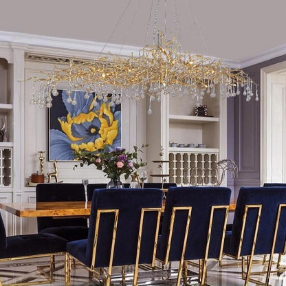 Doris Branch Crystal Chandelier Light - Richardrider