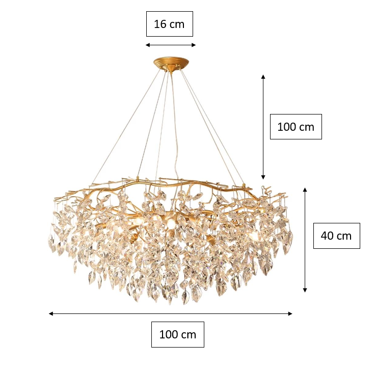Doris Round Modern Branch Chandeliers - Richardrider