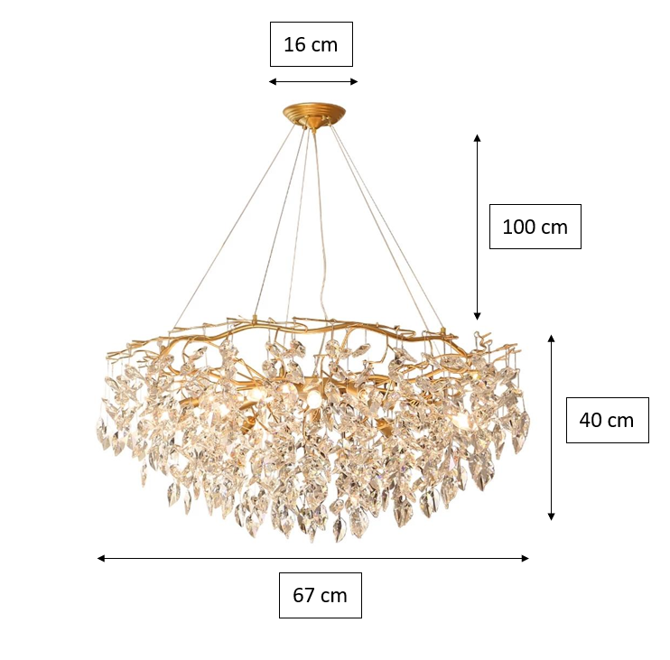 Doris Round Modern Branch Chandeliers - Richardrider