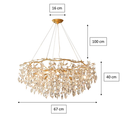 Doris Round Modern Branch Chandeliers - Richardrider