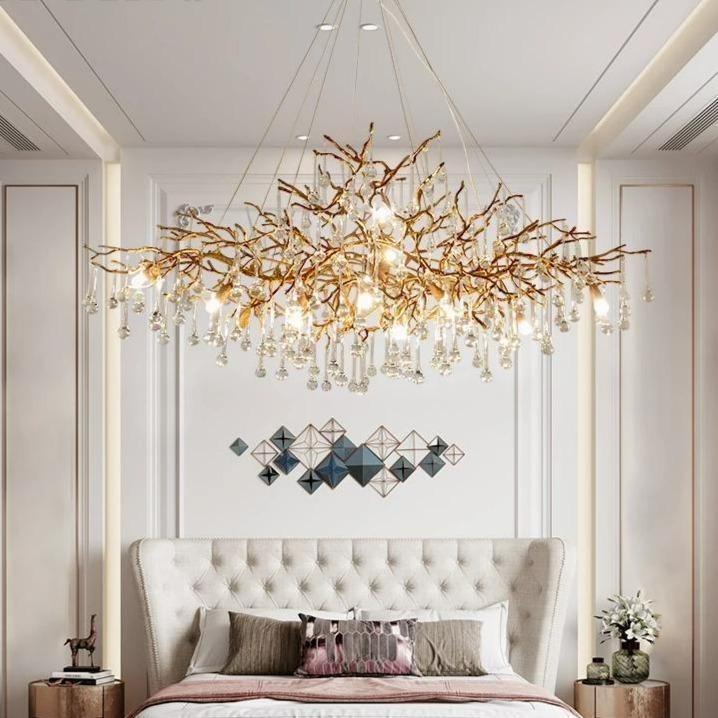Doris Branch Crystal Chandelier Light - Richardrider
