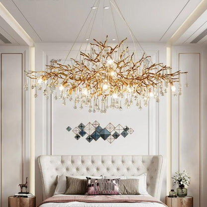 Doris Branch Crystal Chandelier Light - Richardrider