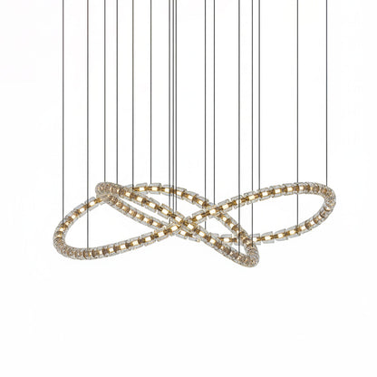 Gabriel Gold Crystal Chandelier