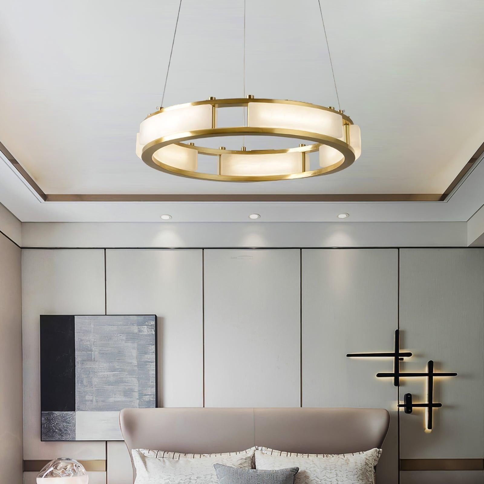 Qatar Alabaster Round Chandelier - Richardrider