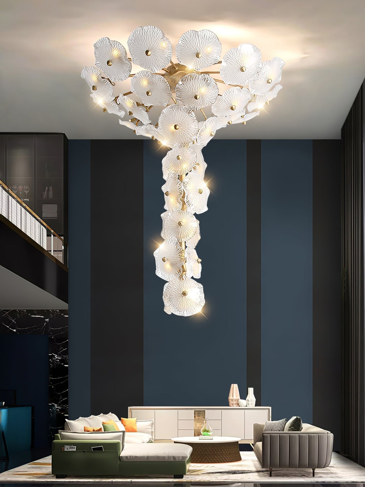 Nenufar Water Lily Chandelier 23.6" 31.5" - Richardrider