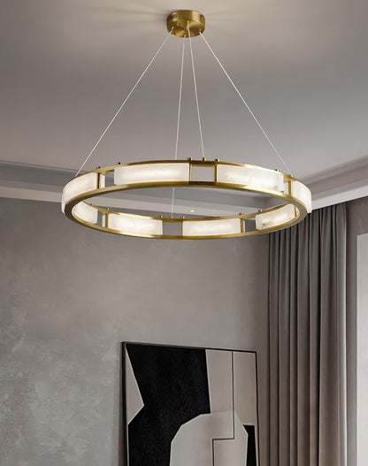 Qatar Alabaster Round Chandelier - Richardrider