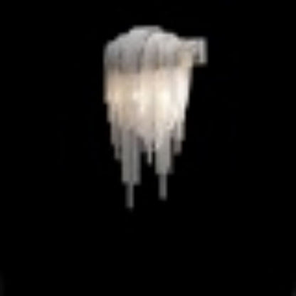 Alisa Luxury Plated Aluminum Chain Tassel Wall Sconce - Richardrider