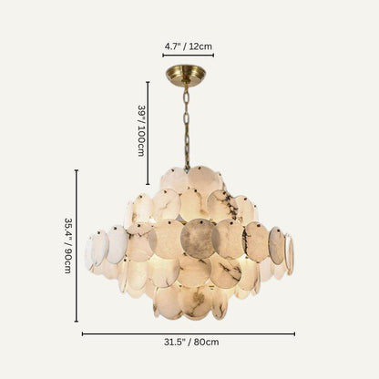Caelum Alabaster Chandelier Light - Richardrider