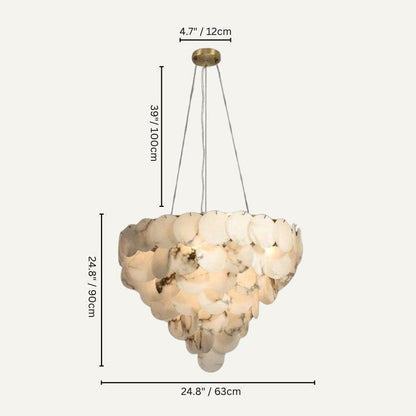 Caelum Alabaster Chandelier Light - Richardrider