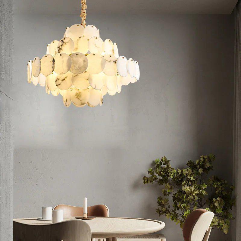 Caelum Alabaster Chandelier Light - Richardrider