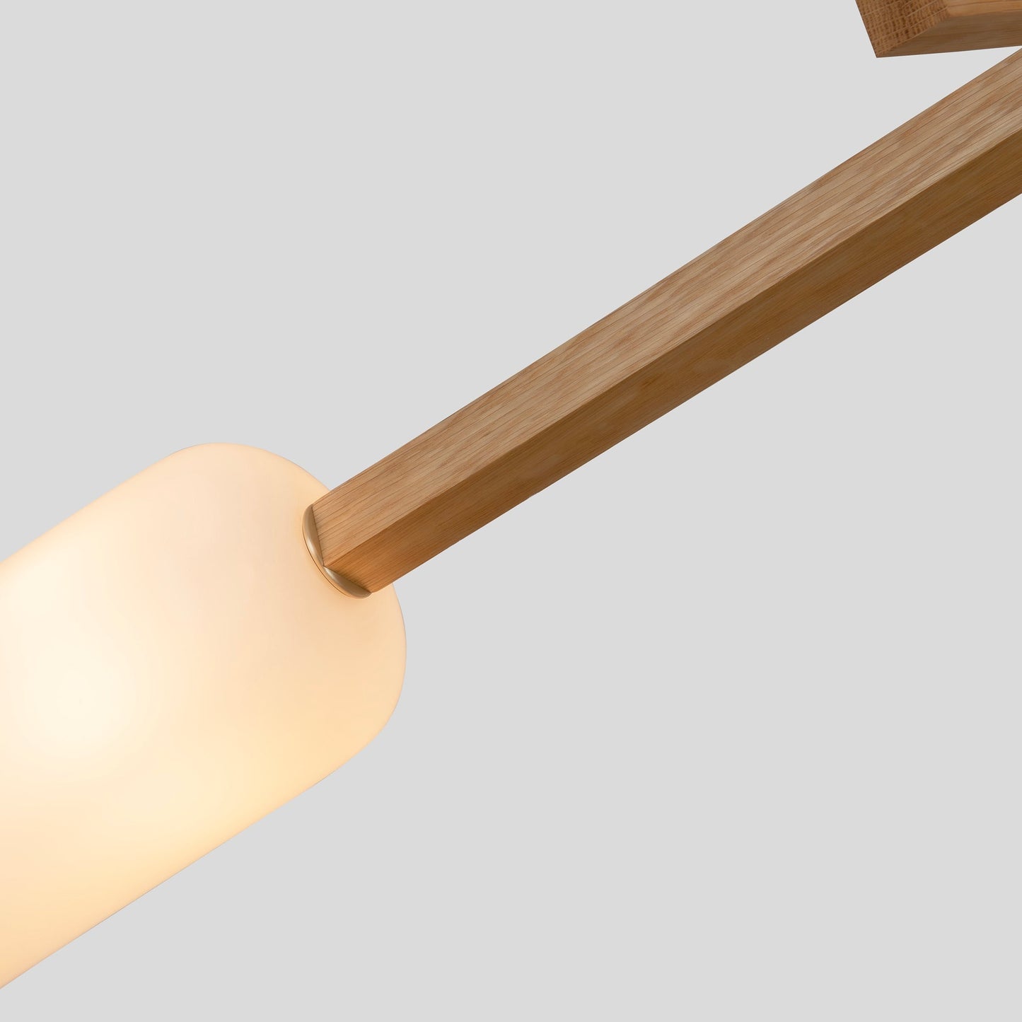Jaroumere Chandelier Hand-blown Glass & Aluminum & Solid Wood 70"W x 43"D