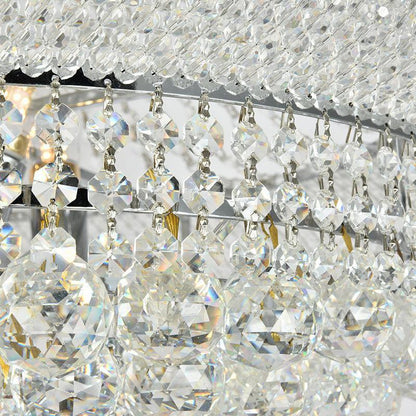 Luxury French Empire Chandelier for Villa Hall Ceiling Three-layers Crystal Light for Hotel Lobby - Richardrider