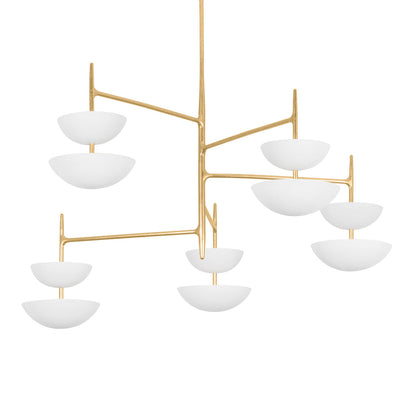 Xanoulora LED Chandelier Iron 42"W x 42"D
