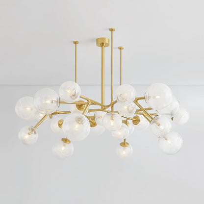 Kaieinar Chandelier Steel & Glass 46"W x 46"D