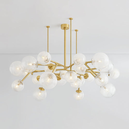 Kaieinar Chandelier Steel & Glass 46"W x 46"D
