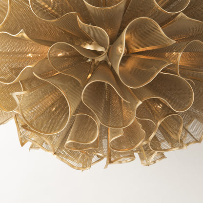 Vetasera Chandelier Hand-crafted Iron 37"D