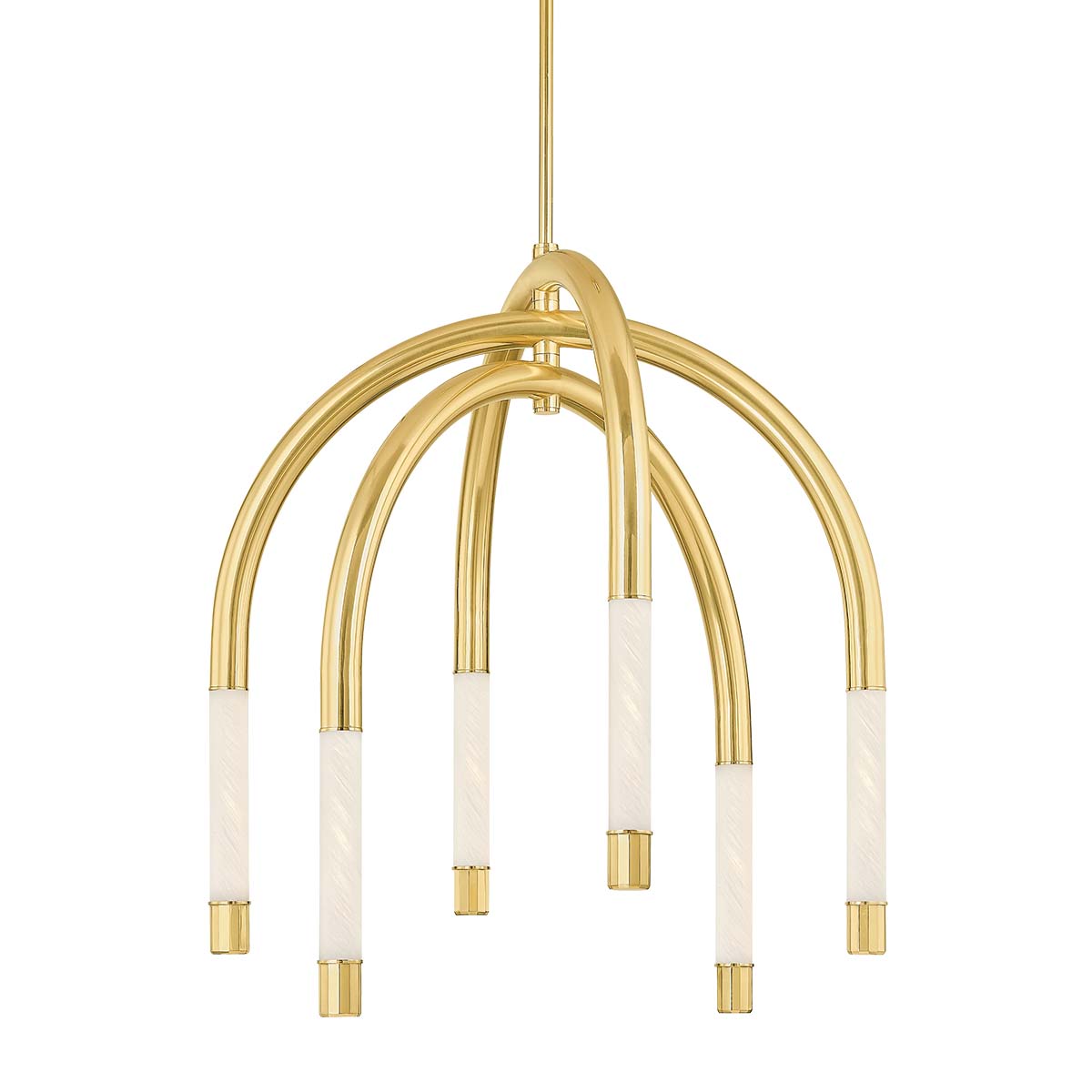 Xanirix LED Chandelier Steel & Glass 33.75"W x 33.75"D