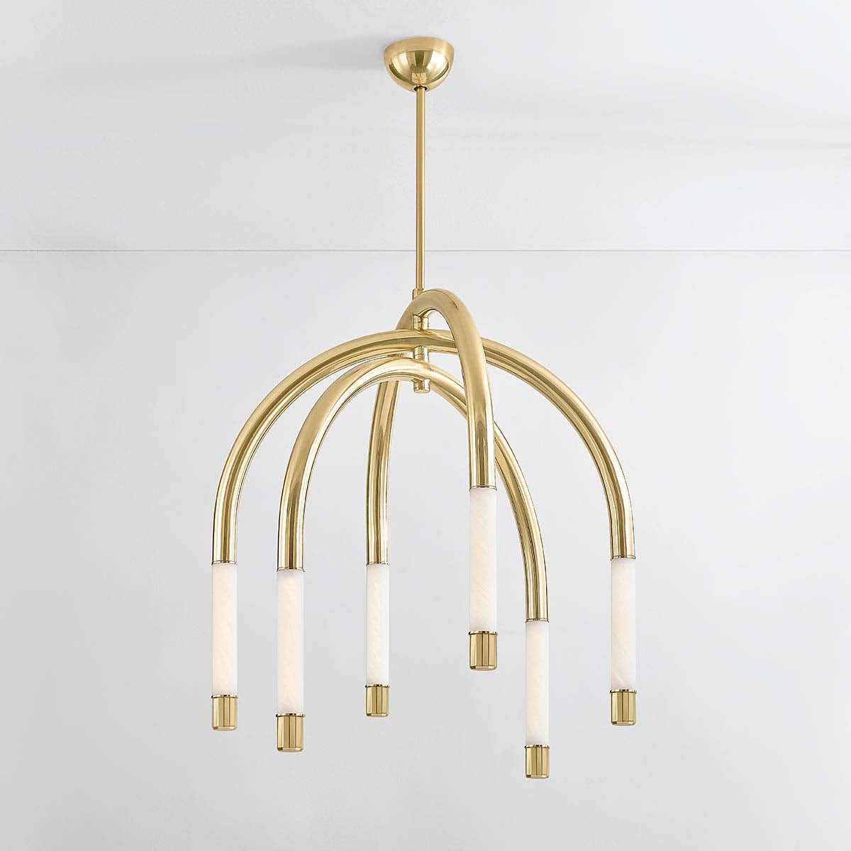 Xanirix LED Chandelier Steel & Glass 33.75"W x 33.75"D