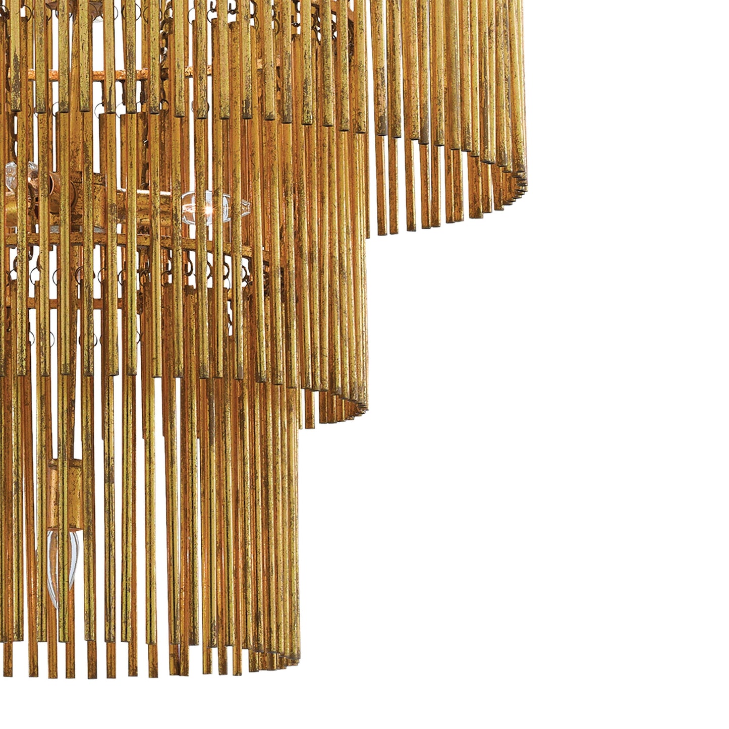 Astraiorix Chandelier Iron & Brass 30"D