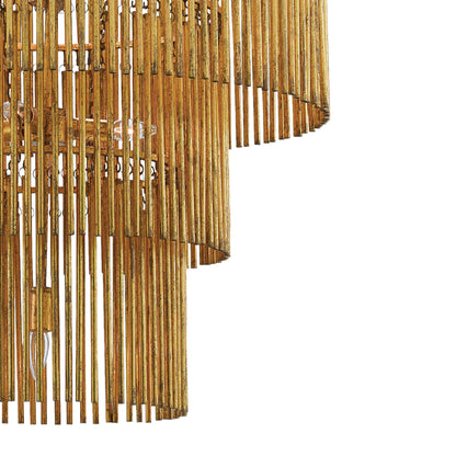 Astraiorix Chandelier Iron & Brass 30"D