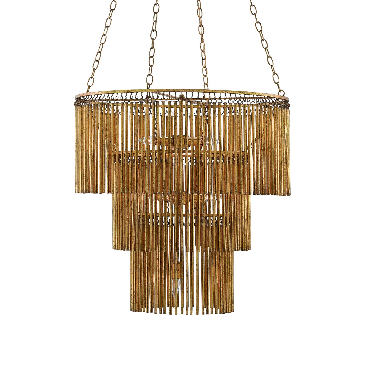 Astraiorix Chandelier Iron & Brass 30"D