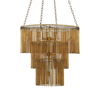 Astraiorix Chandelier Iron & Brass 30"D