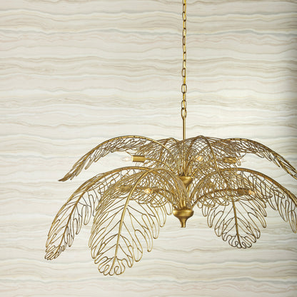 Ionounar Chandelier Wrought Iron 49.75"W x 49.75"D