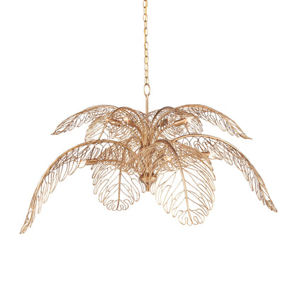 Ionounar Chandelier Wrought Iron 49.75"W x 49.75"D