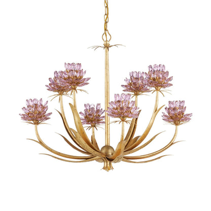 Elitix LED Chandelier Crystal & Wrought Iron 29.5"D