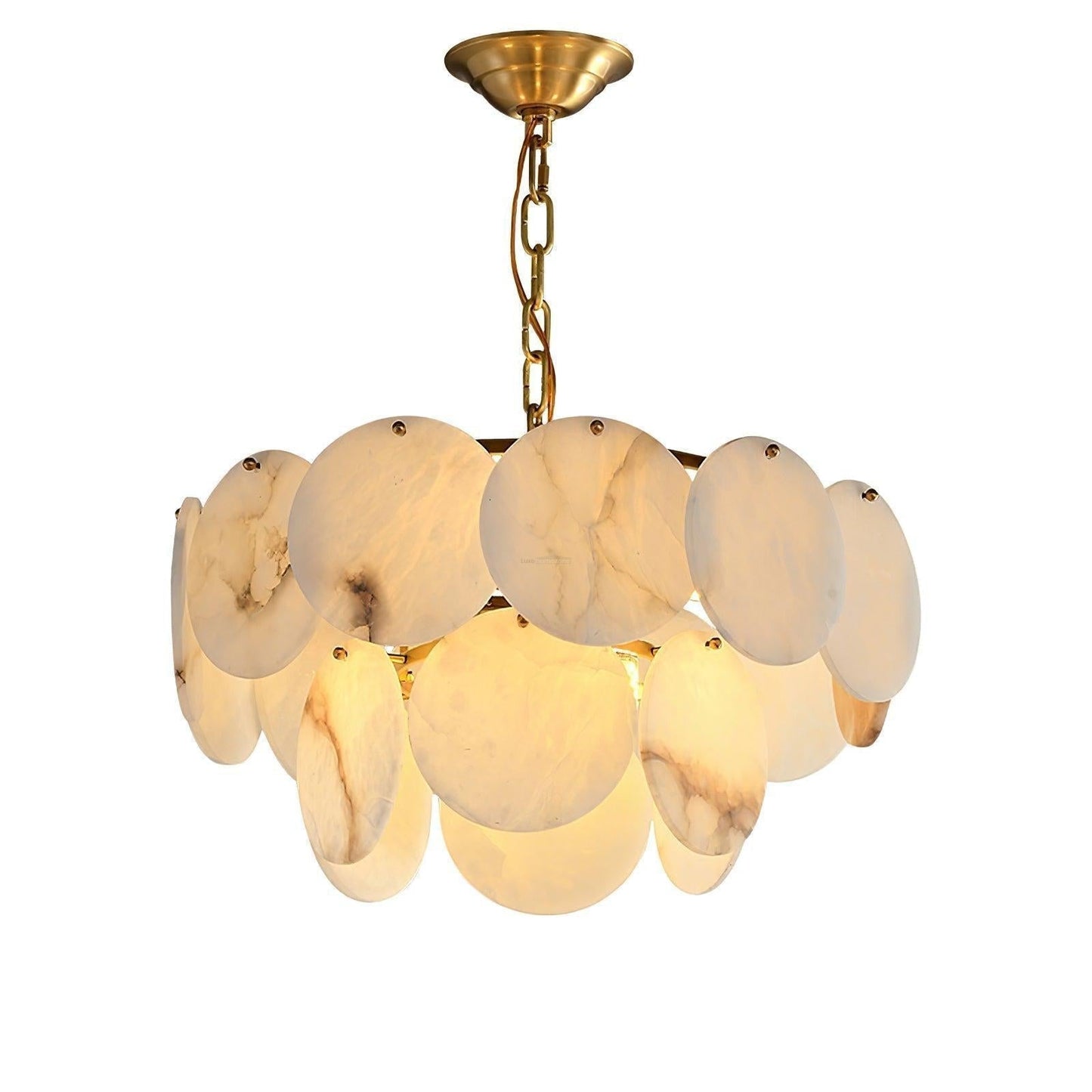 Alabaster Shell Brass Chandelier with 2/3/4/5/6 layer - Richardrider