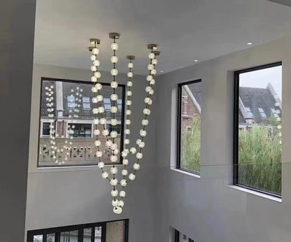 Modern Creative Pearl Necklace Chandelier for Living Room/Staircase/Foyer/Entryway - Richardrider