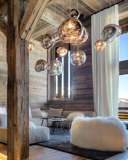 Modern Rock Acrylic Special Shape Pendant Lighting