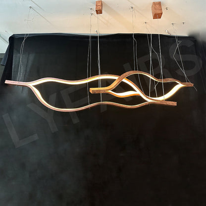 Modern Simple Aluminum Waving Chandelier - Richardrider