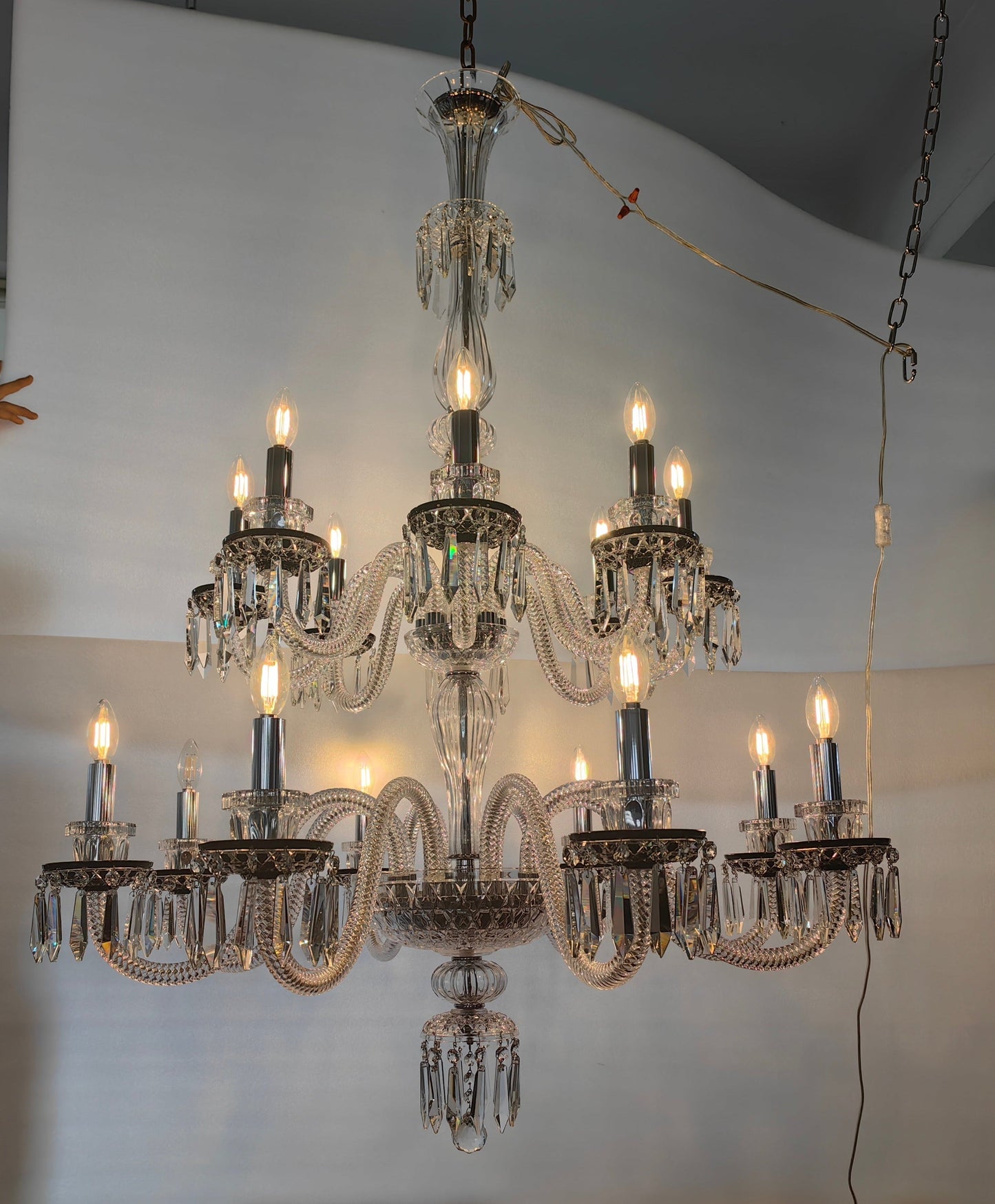 Elegant Crystal Chandelier in Italian Style for Bedroom and Living Room - Richardrider
