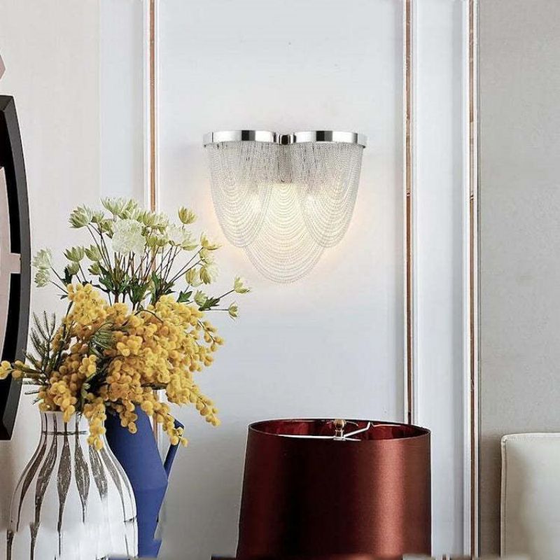 Aluminum Chain Tassel Wall Sconce - Richardrider