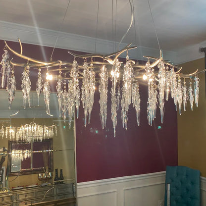Luxury Crystal Geometric Branch Chandelier - Richardrider