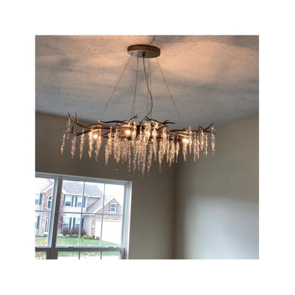 Luxury Crystal Geometric Branch Chandelier - Richardrider