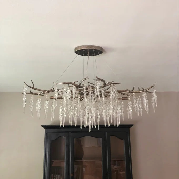 Luxury Crystal Geometric Branch Chandelier - Richardrider