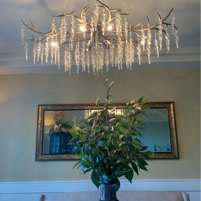 Luxury Crystal Geometric Branch Chandelier - Richardrider