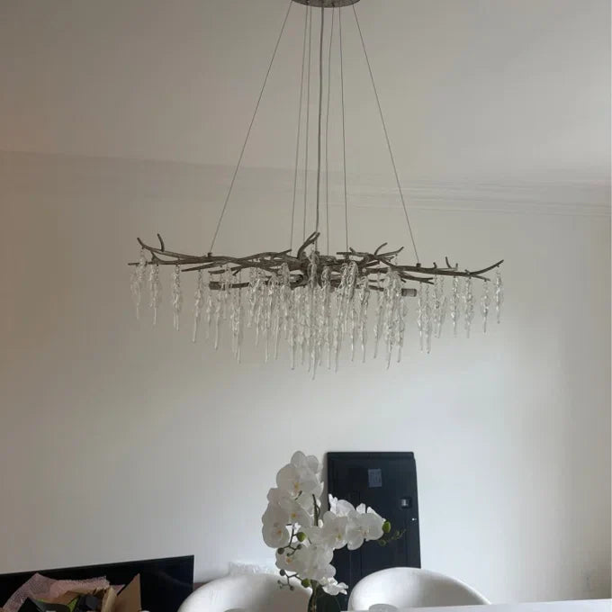 Luxury Crystal Geometric Branch Chandelier - Richardrider