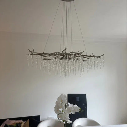 Luxury Crystal Geometric Branch Chandelier - Richardrider
