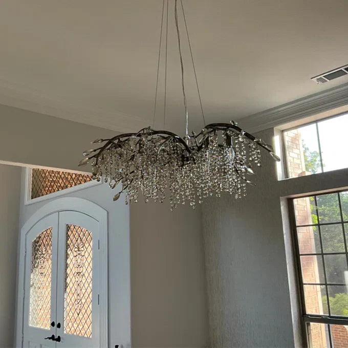 New Luxury Branch Crystal Pendant Chandelier Designer Creative Art Dining Room/Living Room Light Fixture - Richardrider