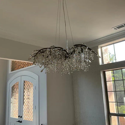 New Luxury Branch Crystal Pendant Chandelier Designer Creative Art Dining Room/Living Room Light Fixture - Richardrider