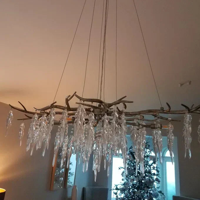 Luxury Crystal Geometric Branch Chandelier - Richardrider