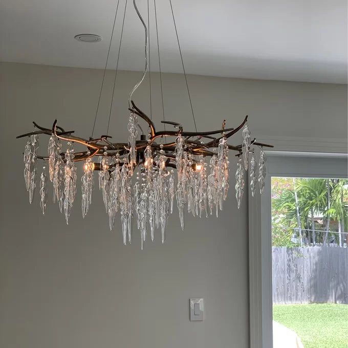 Luxury Crystal Geometric Branch Chandelier - Richardrider