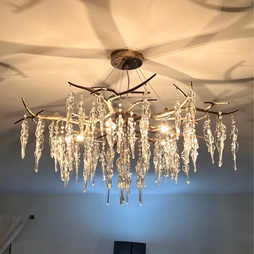 Luxury Crystal Geometric Branch Chandelier - Richardrider