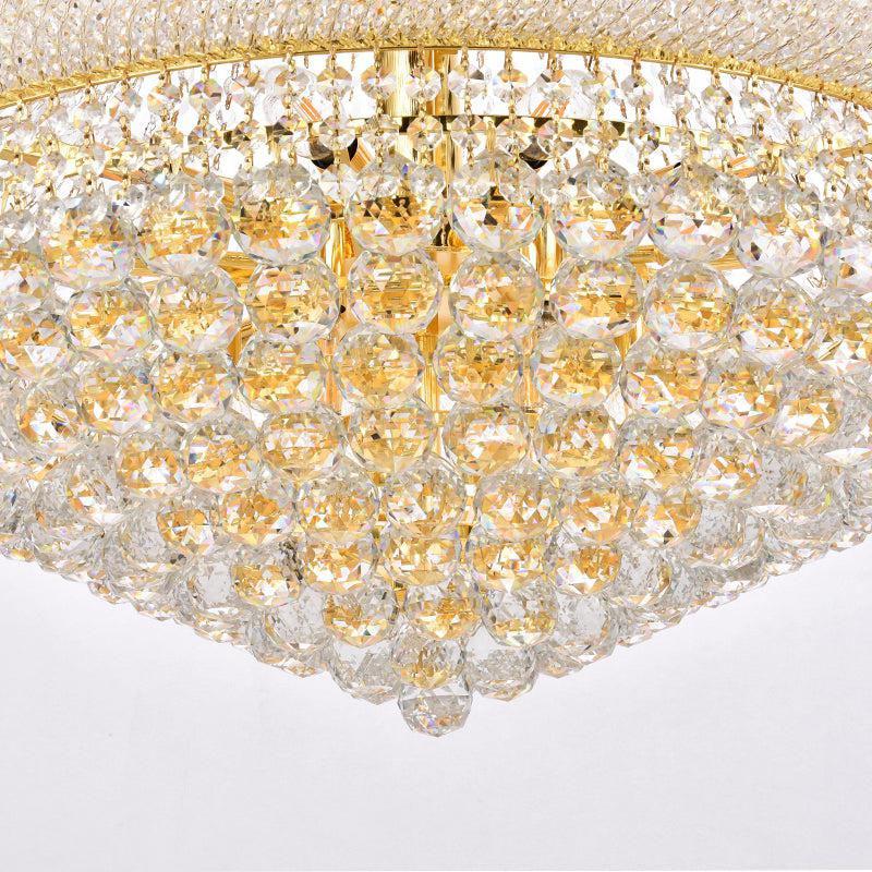 Luxury French Empire Chandelier for Villa Hall Ceiling Three-layers Crystal Light for Hotel Lobby - Richardrider