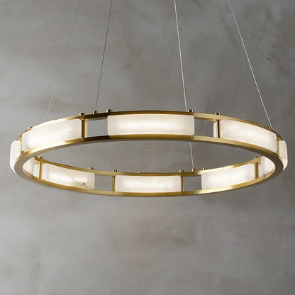 Qatar Alabaster Round Chandelier - Richardrider