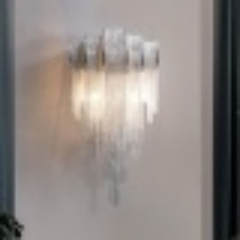Alisa Luxury Plated Aluminum Chain Tassel Wall Sconce - Richardrider