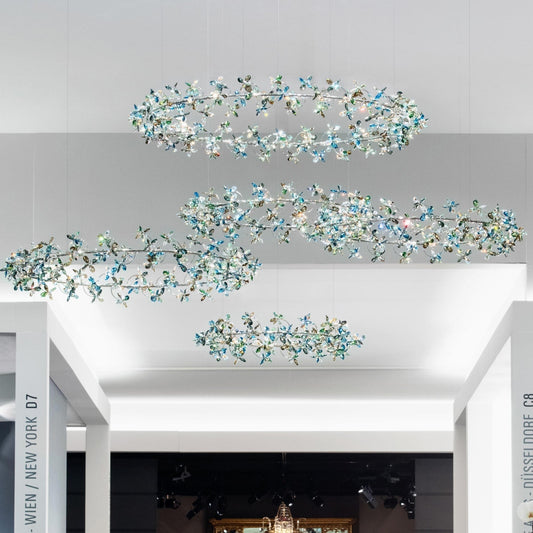 Modern Design Crystal Chandelier with Floral Crown Shape - Richardrider
